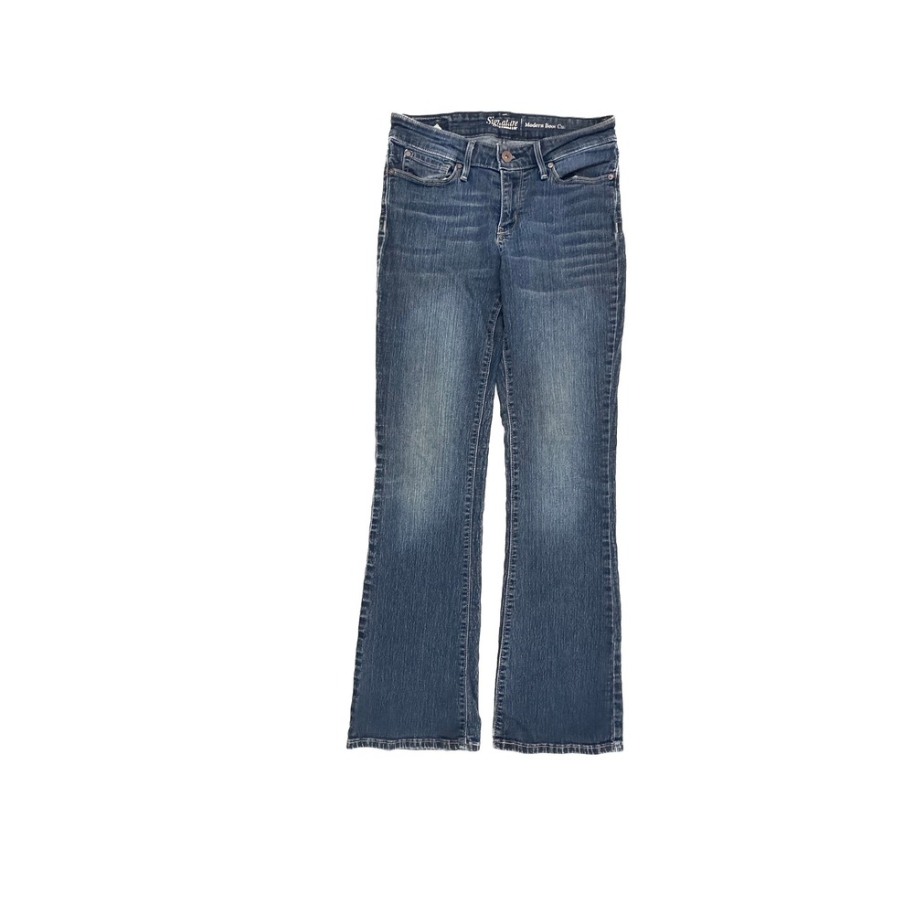 Signature by Levi Strauss & Co. Modern Boot Cut Jeans Womens 4 Dark Wash Denim